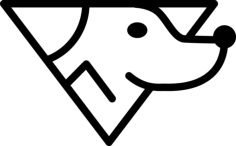 Dog Head Variant Outline Vinyl Svg File, Free Vectors File